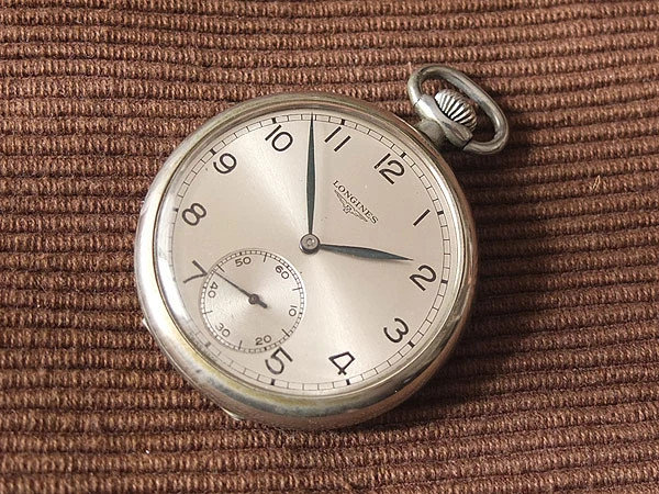 Longines Pocket Watch Vintage Manual Winding Mens Watch Authentic Working