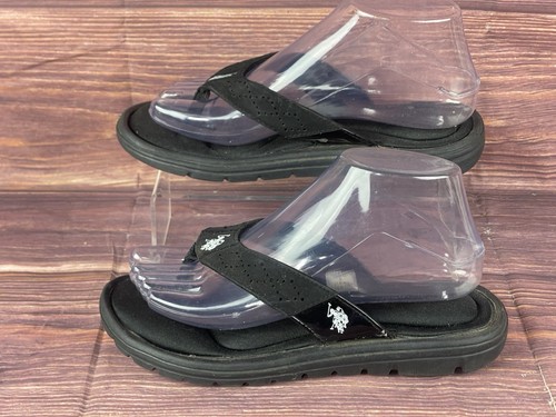 Under Armour Damen-Sandalen 7 Freizeit-Flip-Flop flache bequeme schwarze Slipper