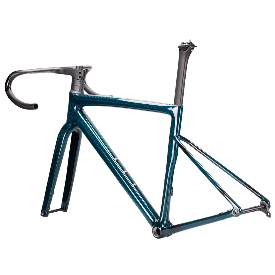 Airwolf T1100 Carbon Rennrad Rahmen Aero Lightweight Fahrrad 700x28c BSA R013 - Bild 4 von 4