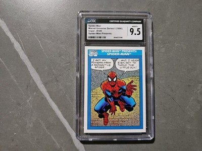 Spider-man Marvel Universe Series I  1990 Impel #149 CGC 9.5