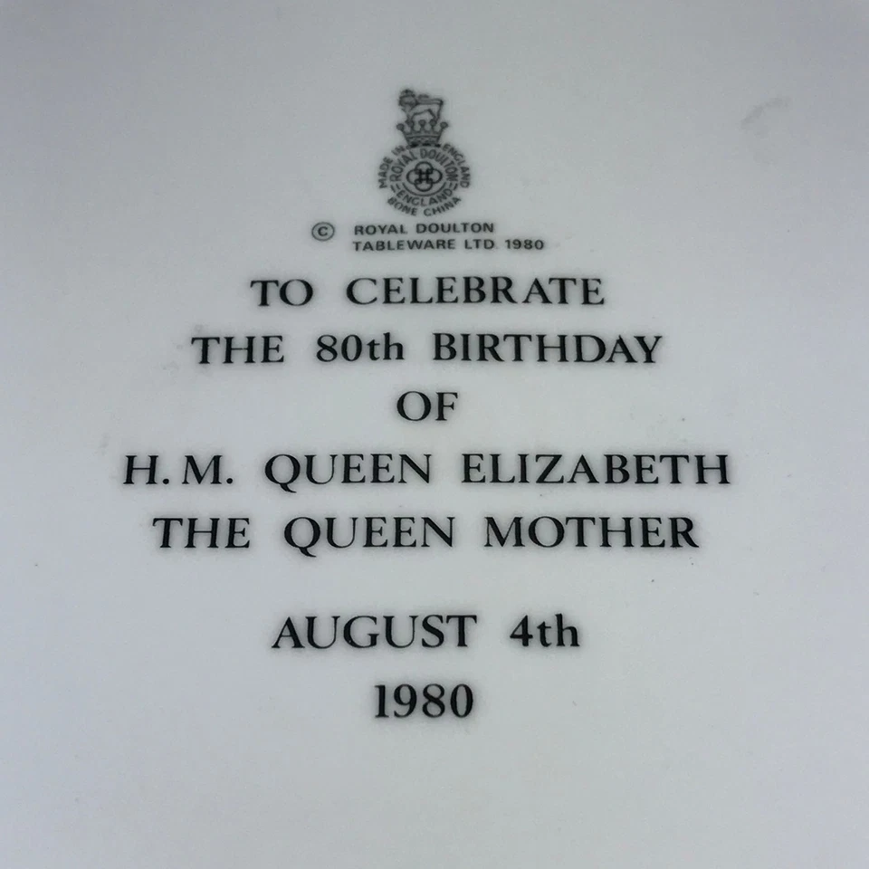 Royal Doulton Queen Elizabeth The Queen Mother Plate Boxed - Image 4 of 4