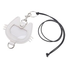 Cat Hair Memorial Keychain Pet Hair Storage Keepsake PU Pendant