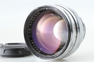 *Exc+5* Contax Carl Zeiss Sonnar 50mm F1.5 Lens For I II IIa IIIa From JAPAN