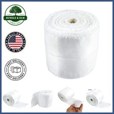 Plain Weave Fiberglass Tape, 4 Inch x 50 Yards for Tubular Structures and Cables