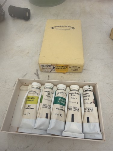 Winsor & Newton Designers Gouache Yellow box 🔥