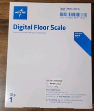 Medline Digital Step-On Floor Scale 440 lb Weight Capacity MDR440FD NEW. L107