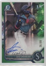 2022 Bowman Chrome Green Atomic Refractor 26/99 Luis Chevalier #CPA-LC Auto 0hw6