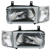 Design Scheinwerfer FüR VW T4 Bus Bj. 1990-2003 Schwarz Mit Blinker Depo
