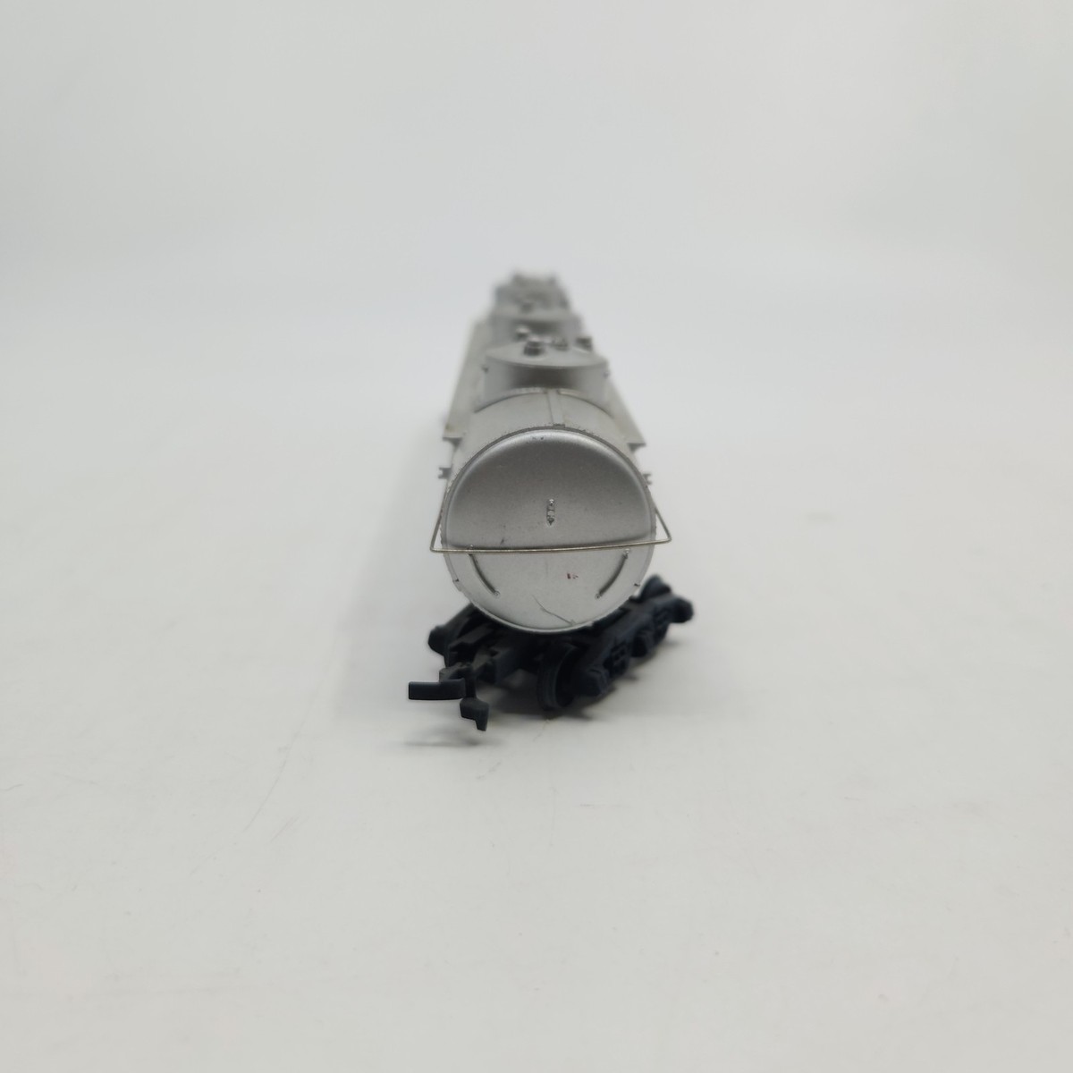 TYCO HO Gulf OSKX 829 Triple Dome Tank Car Silver 3 Dome Pre-owned