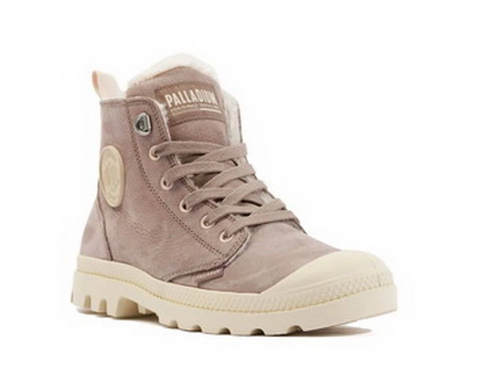 Palladium Schnürboot PAMPA HI ZIP WL Braun Leder Warm High Sneaker Stiefelette - Bild 1 von 4