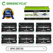 6 Pack - DR730 Drum Unit for Brother DR-730 HL-L2375DW HL-L2395DW HL-L2370DW