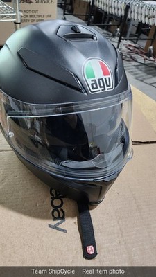 agv k5 black matte motorcycle helmet K1 S Lap Black/Gray/Red XL the front air vents developed through racing experience and the new Aero Spoiler designed in the wind tunnel maximize performance and provide stability even at high speeds in sports riding AGV-K5-matt-black-motorbike-crash-helmet-rear-view | Billys Crash Helmets