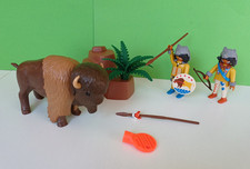 Playmobil Sammlung Set 3874 Western BISONJÄGER Vintage mit Anleitung vollständig