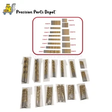 99PCS HSS Drill Bit Set 1.5-10MM Titanium Multi Drill Bits Twist Metal Tools