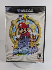 Super Mario Sunshine Nintendo GameCube w/ Case - Tested, Works - Free Shipping