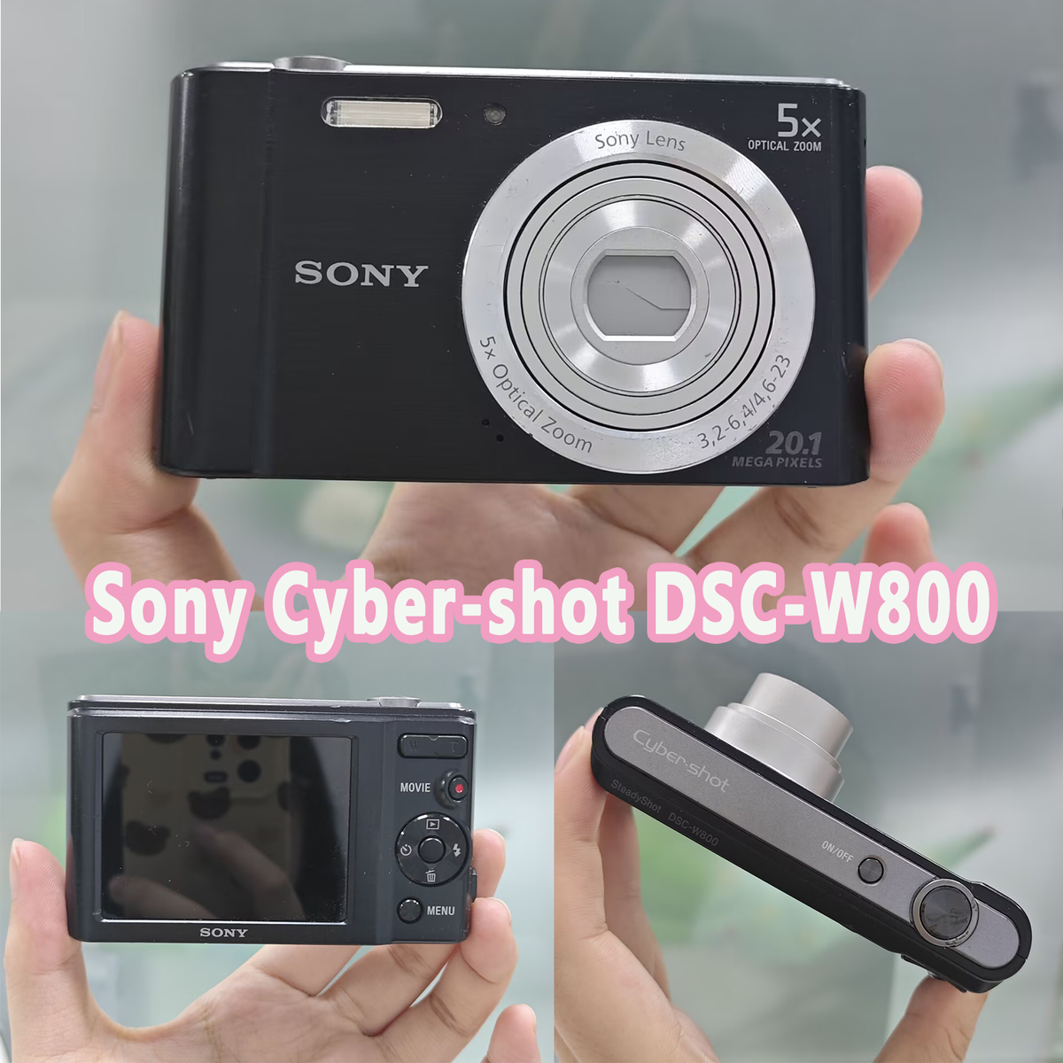 Sony Cyber-shot DSC-W800 20.1 MP 5x Optical Zoom Digital Camera