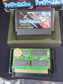 Famicom Fire emblem Nintendo Japan FC game tested authentic cartridge 2 games JP