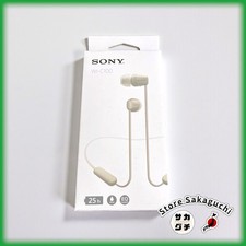 Sony WI-C100 Neckband In-Ear Wireless Bluetooth Earbuds Beige DSEE 25h Battery