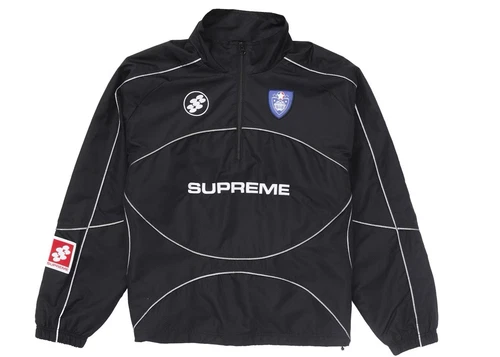 Veste de tuyauterie réfléchissante Supreme noire NEUVE TAILLE L ENVOI RAPIDE