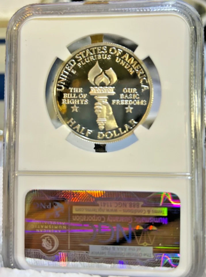 1993 James Madison Silver Half Dollar PF69 - Image 4 of 4