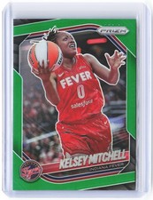 2025 Panini WNBA Prizm Kelsey Mitchell #35 Green Indiana Fever