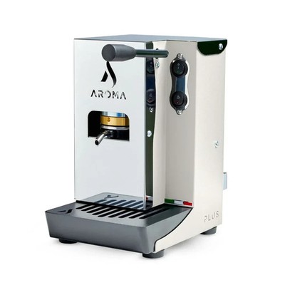 AROMA Plus basic Kaffeepadmaschine ESE 44 MM 400 W Weiß