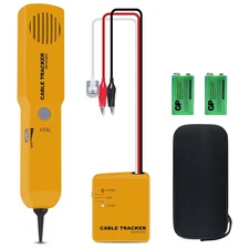 Wire Toner Cable Tracer, Tone Generator and Probe Kit High Accuracy Network Cabl