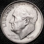 1946 S Roosevelt Dime - BU - 90% Silver 10C