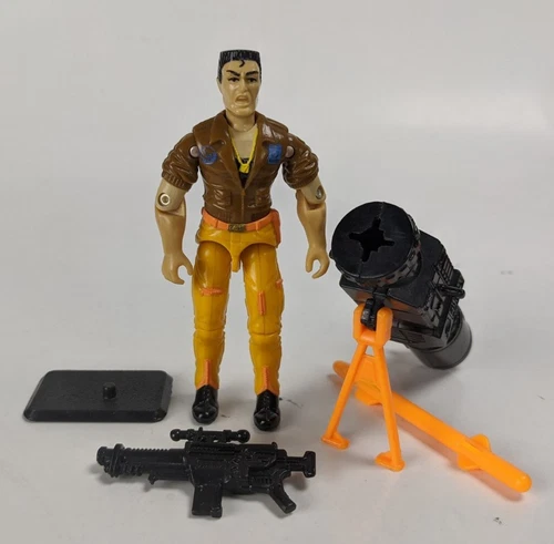 1990 Hasbro Gijoe Grunt V2 Vintage Action Figure & Weapons