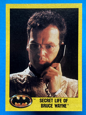 Secret Life of Bruce Wayne 1989 Topps Batman #252