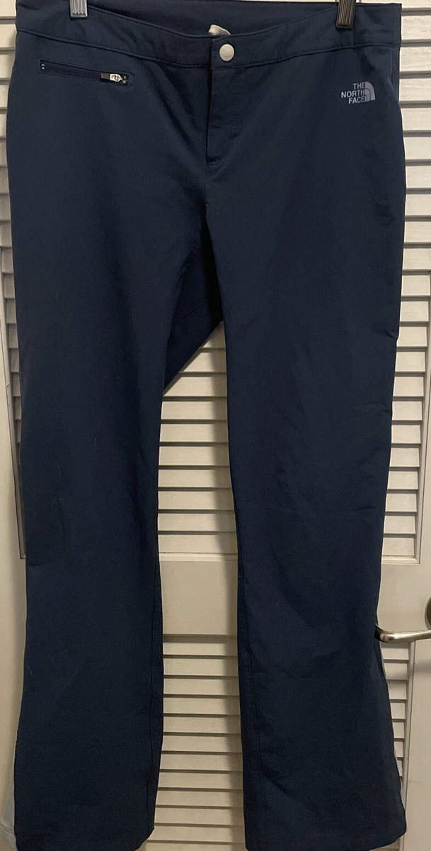 The North Face Womens Apex Soft Shell Pant 6 Blue Stretch Hiking ...