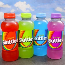Skittles Drink Variety | 4 Pack | Sour, Original, Tropical, & Wild Berry Flavor
