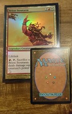 1x BRION STOUTARM - Commander's Arsenal - OVERSIZED -  FOIL