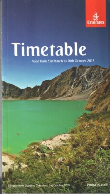 Emirates timetable 2013/03/31