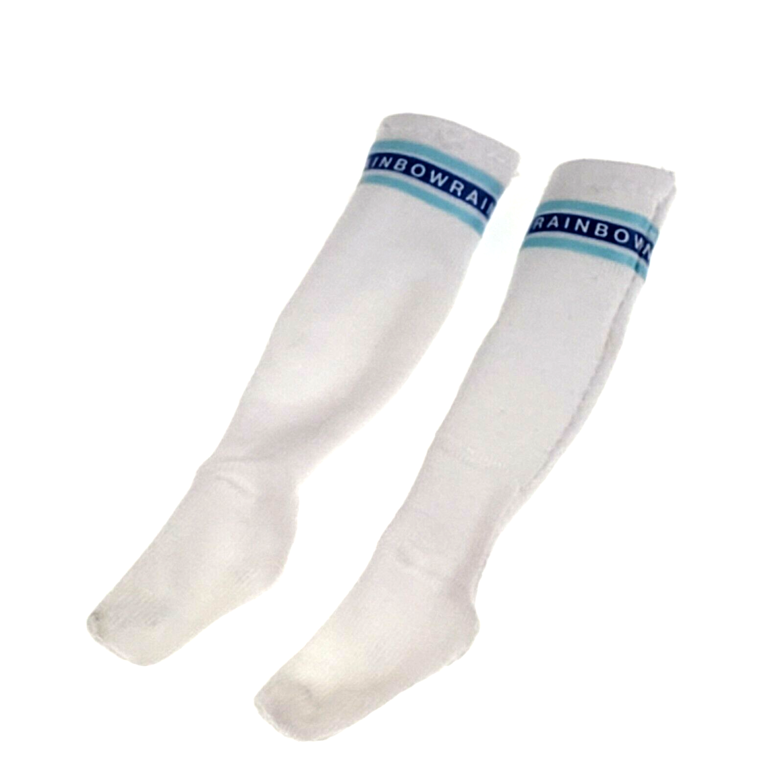 SAOLA Rainbow High Skyler Bradshaw Cheer set coppia calze bianche logo solo calze