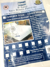 Pair - Bargoose Zippered Pillow Protectors Waterproof STANDARD 21 x 27"