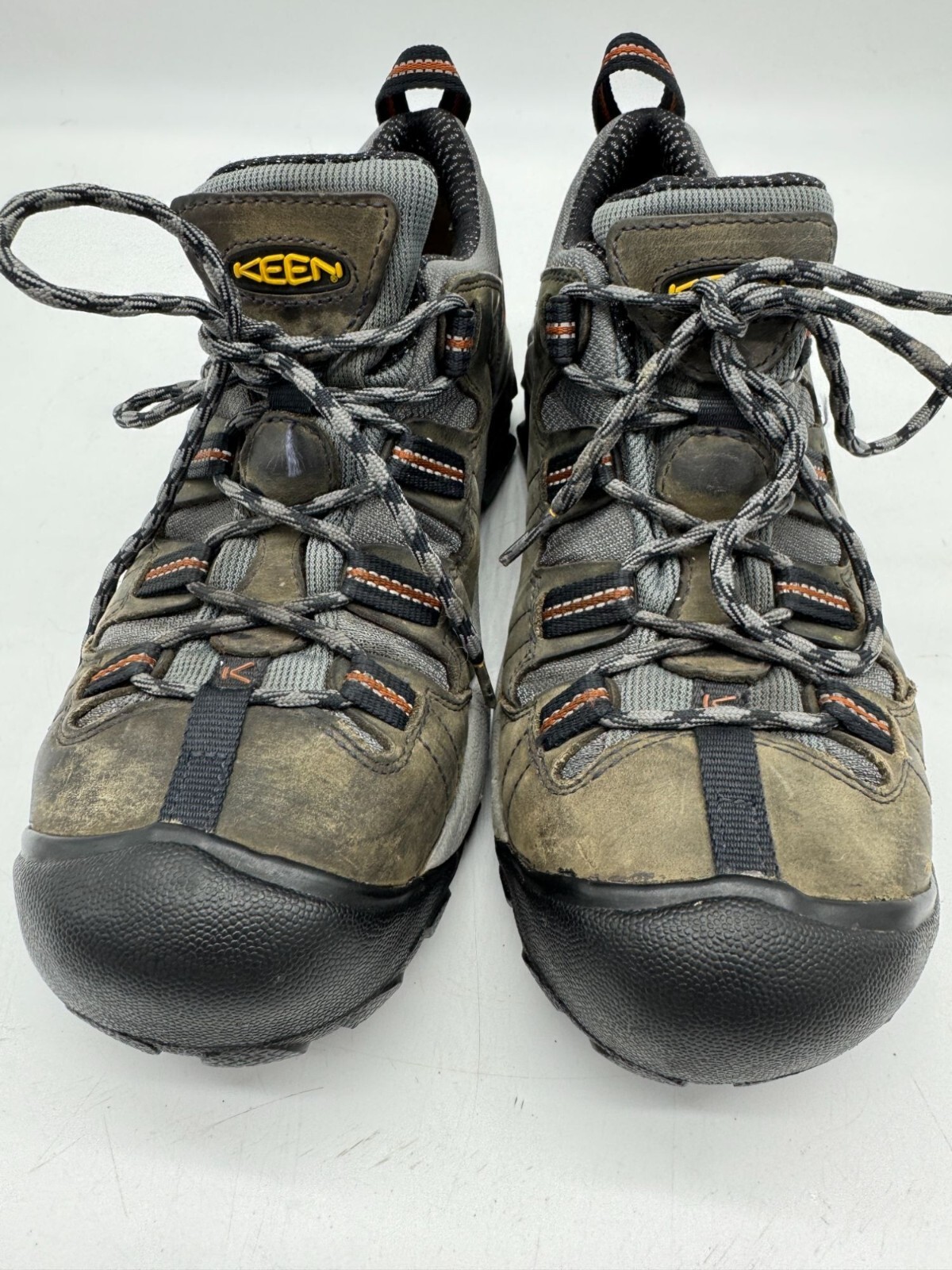 Scarpe da lavoro Keen uomo ASTM F2413 11 punta acciaio utility taglia 8 verde nero stringate