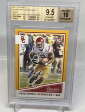2017 Classics Signif RC Sigs GOLD  Juju Smith-Schuster /25 AUTO BGS 9.5/10 POP 1