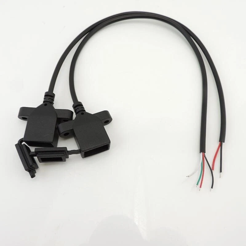 Connector charging 5v USB A type male female 2/4Pin DIY Extension wire Cable - Image 3 of 4