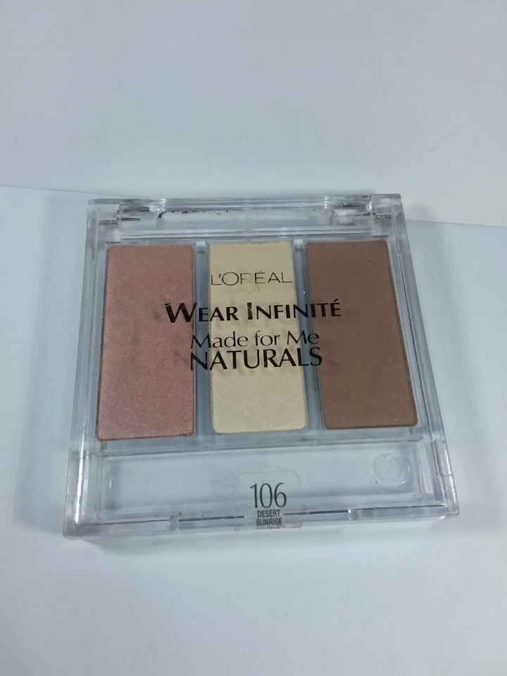 Loreal Wear Infinite Made For Me Naturals Eyeshadow Trio 106 Desert Sunrise - Image 3 of 4
