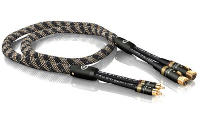 0,50m Viablue NF-S1 Silver Quattro Cinch auf XLR F Stereo Kabel 0,5m (1Stk)