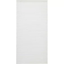 Alabaster Cordless Light Filtering 1 in. Slats Vinyl Mini Blind , 34" W x 64" L