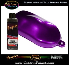 INSPIRE AIRBRUSH BASE METALLIC PURPLE 4oz SOLVENT , CUSTOM PAINT, HOK, ARTIST