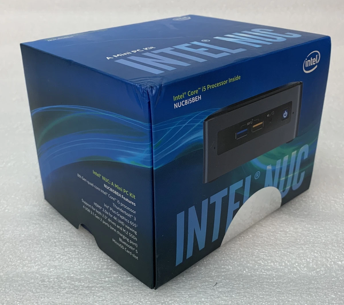 New Intel NUC Mini PC Kit i5-8259U 8GB RAM 256GB SSD Windows 10 PRO  BOXNUC8i5BEH