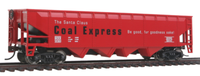 Spur H0 - Walthers Offset Hopper Santa Claus Coal Express -- 1439 Neu