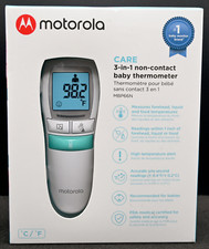 Motorola Care 3-in-1 Non-Contact Baby Forehead Thermometer   NEW   Model MBP66NT