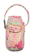 Vera Bradley Old Style Cell Phone Case Pink Floral Clip On Snap 2 1/2" x 4"