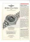1993 advertising BREITLING Chronospace Watch original print ad