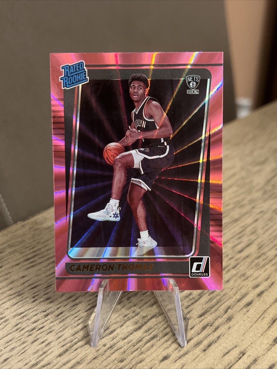 Cameron Cam Thomas 2021-22 Donruss NBA Rated Rookie Pink Cameron Cam Thomas 2021-22 Donruss NBA Rated Rookie Pink