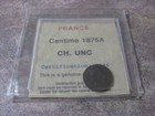 France - Centime 1875A CH. UNC * Ceres Type * Cert: 3246 — photo 1